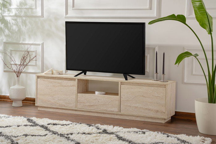 Nordure Vanguard - Soporte de TV Travertino Nordure Vanguard - Soporte de TV Travertino
